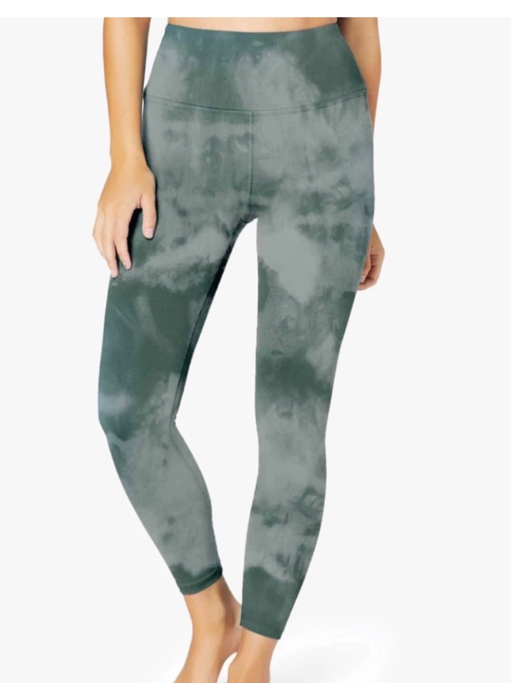 Beyond yoga S Green Tie-Dye Leggings - Picture 2 of 8